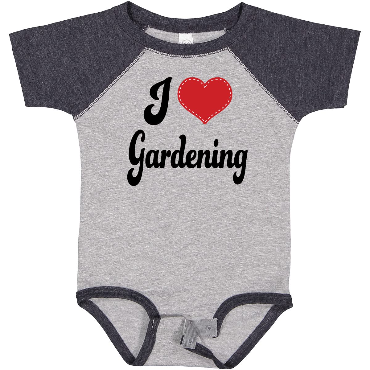 Inktastic I Love Gardening Baby Bodysuit - Cute Organic Cotton Onesie for Infants & Toddlers - Perfect Gift for Gardening Enthusiasts & Outdoor Family Activities