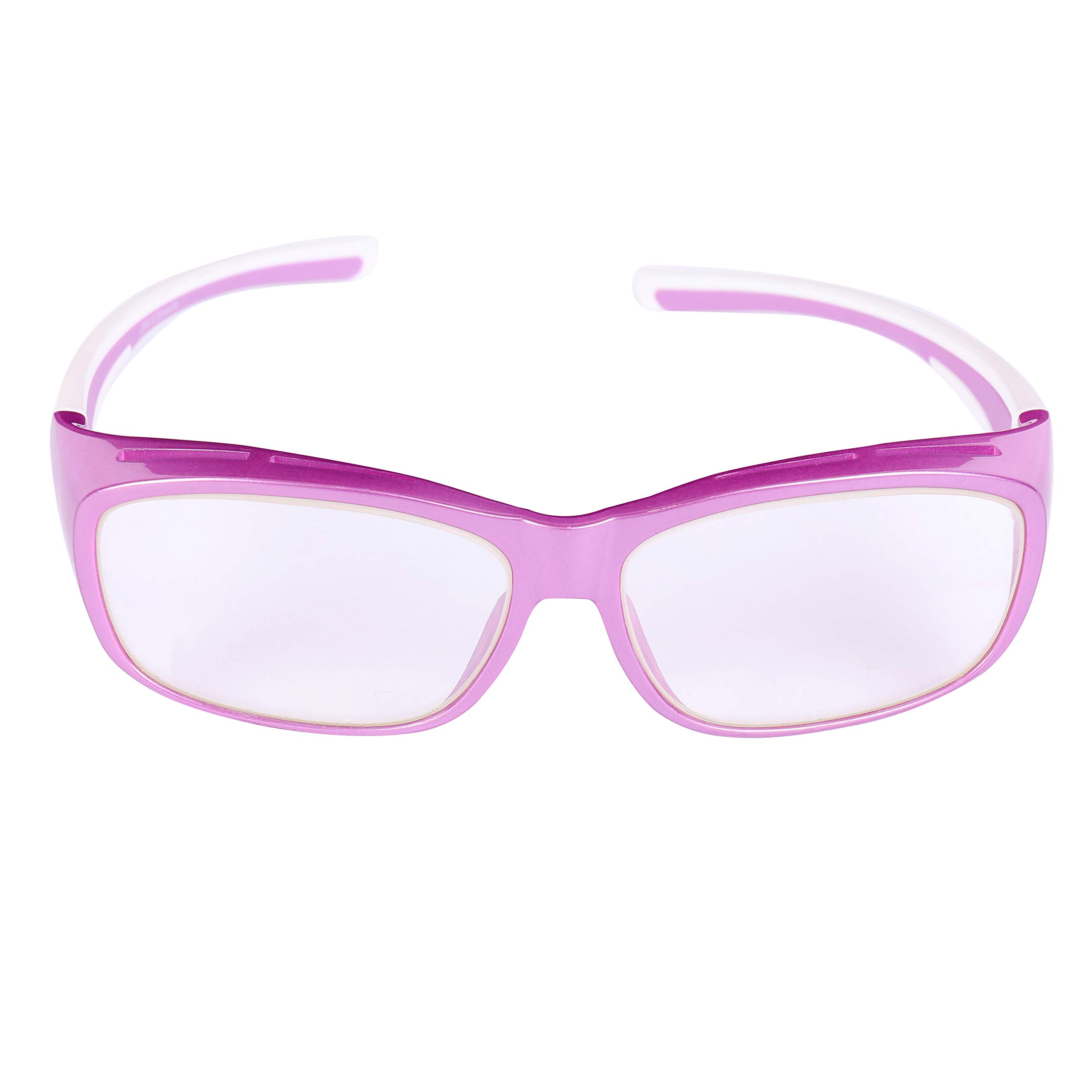 0.75mm Lead X-Ray Safety Glasses with 0.75mm Pb Protection - Purple Lens (2.4x2.4x6.4 inches) for Dental, Medical & Industrial Radiation Shielding