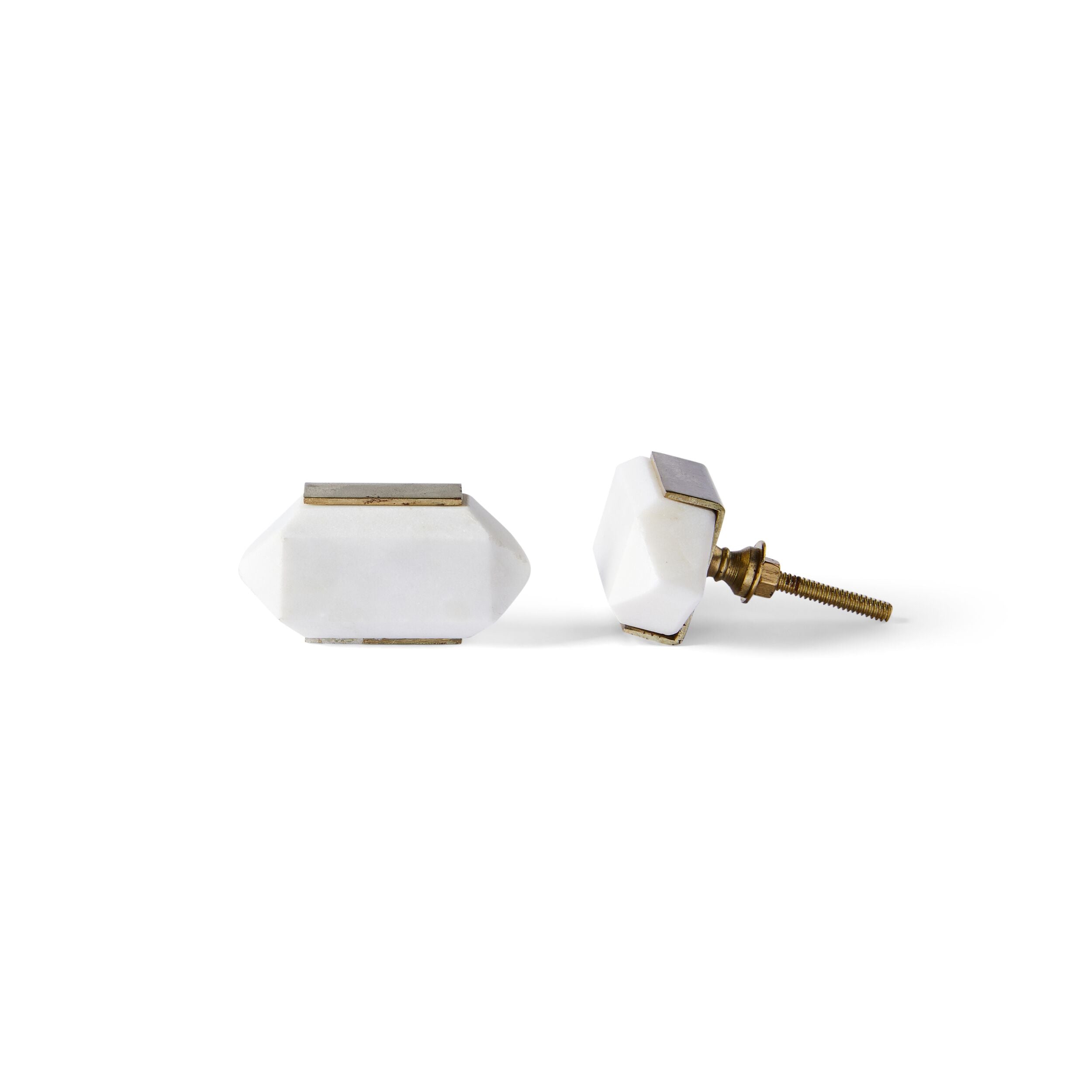 Ara Diamond Knob with Trim - 6cm Cabinet Hardware Pull for Kitchen, Bathroom & Furniture - Stylish and Durable Handle for Drawers and Doors