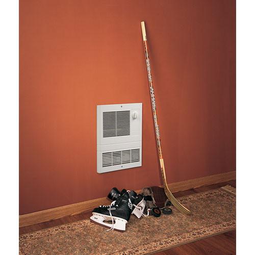 Broan 9810WH 1000W High Capacity Wall Heater with Built-in Thermostat - White | Perfect for Bathroom, Basement & Garage Heating | Energy Efficient Space Heater