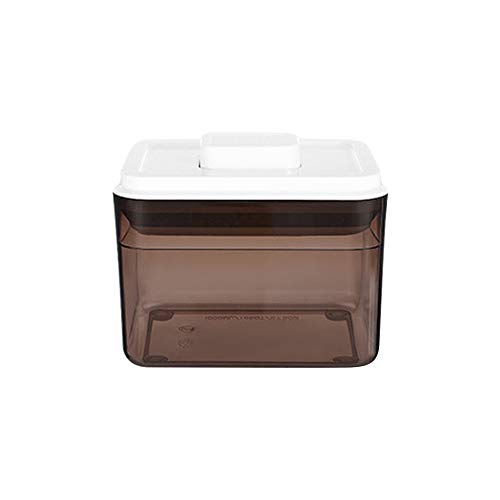 Topwon Portable Formula Dispenser & Food Storage Container - 33.8oz BPA-Free, Leak-Proof Powder Container with Secure Lid (Brown) - Perfect for Baby Formula, Coffee, Protein Powder & Travel Snacks
