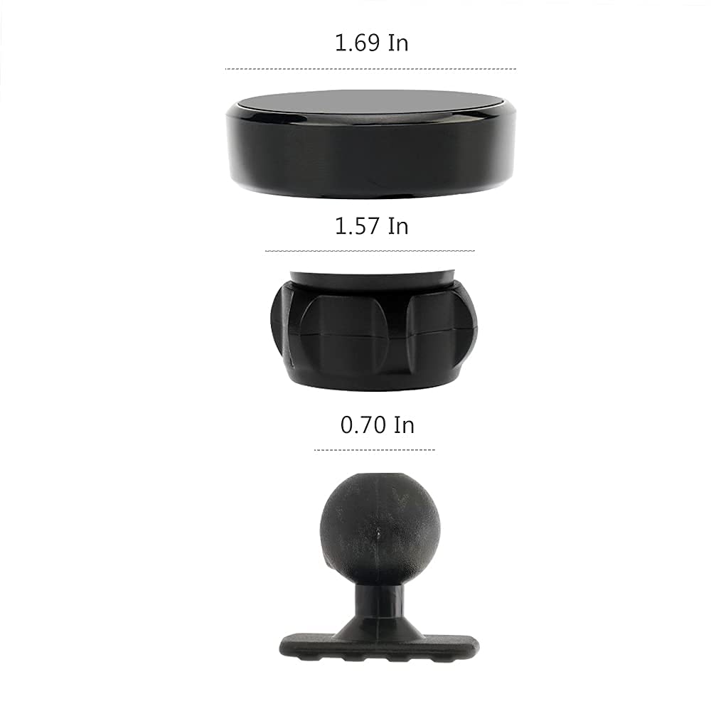 Magnetic Car Phone Holder for Chevrolet Malibu 2016-2024 - 360° Rotating Hands-Free Air Vent & Dashboard Mount Compatible with 4-6.7 Inch Smartphones - Perfect for Safe Driving & GPS Navigation