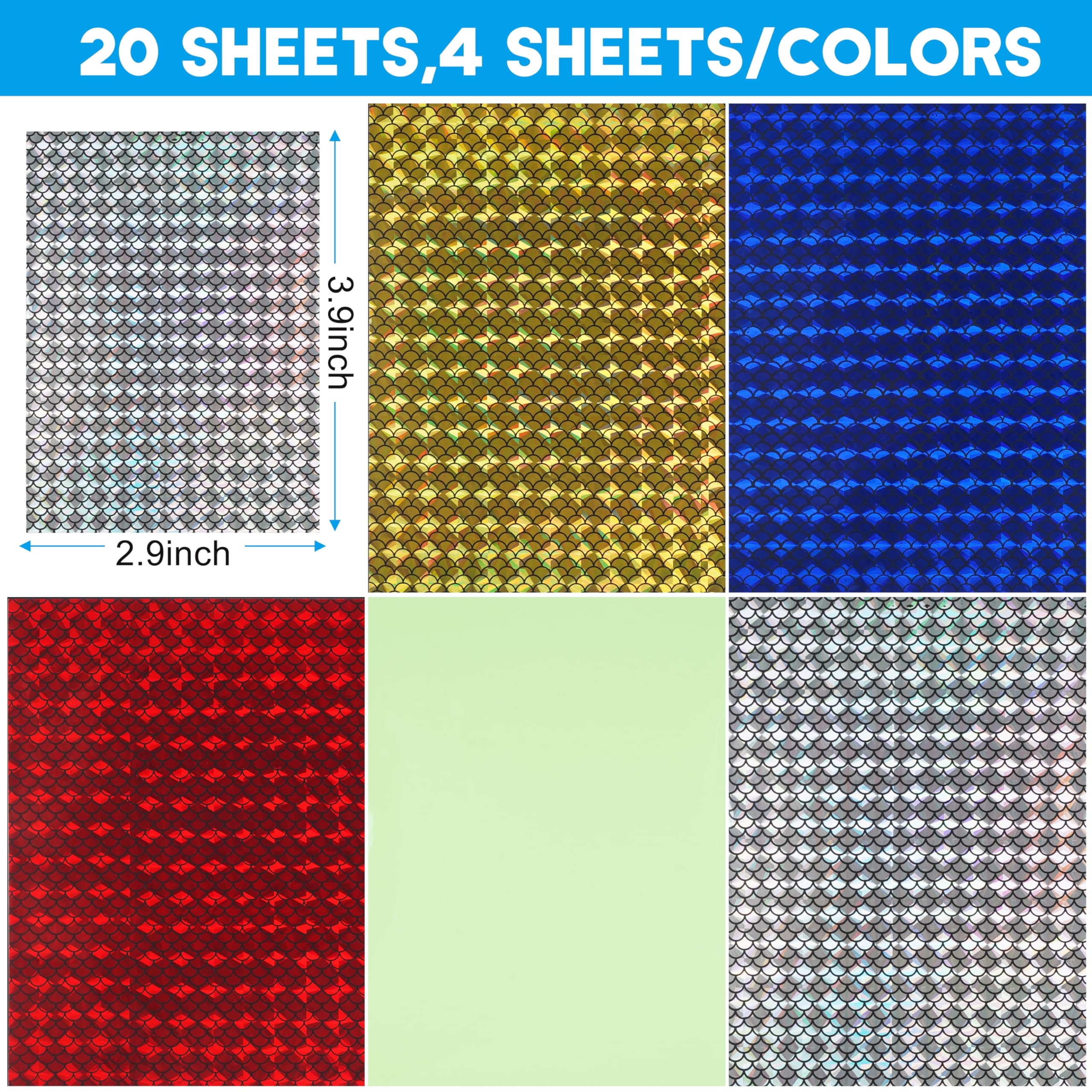 Reflective Holographic Fishing Lure Tape - DIY Fish Scale Stickers for Lure Making & Craft Projects | Enhance Bait Visibility for Bass, Trout & Saltwater Fishing