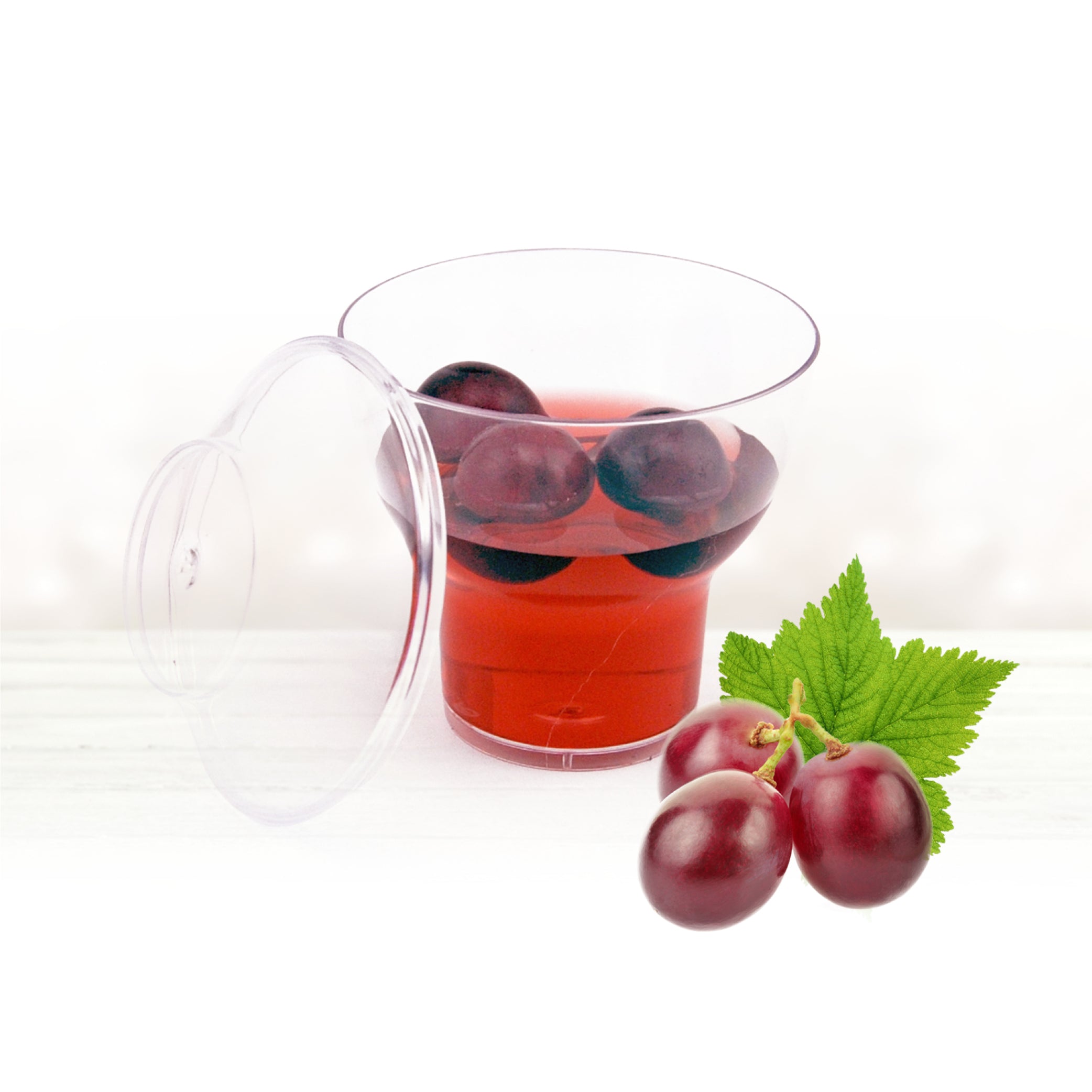 3 oz. Clear Plastic Mini Dessert Cups with Lids - 10 Pack | Perfect for Party Favors, Wedding Desserts, Candy Buffets & Small Snacks
