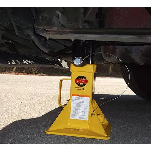 ESCO 10455 22 Ton Short Pin Jack Stand (Pair) - Heavy Duty Vehicle Support for Auto Repair, Maintenance & Off-Road Use