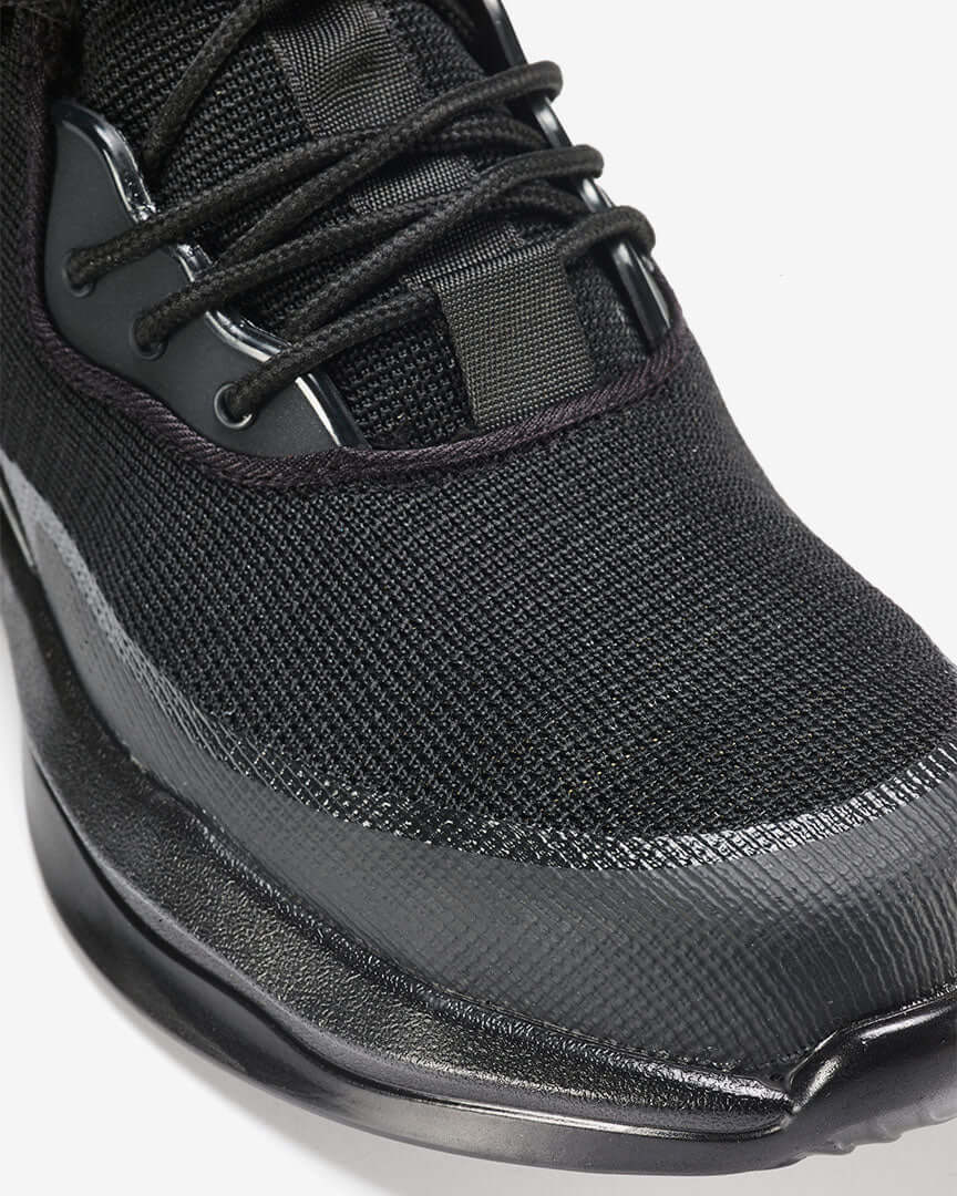 Steel Toe Athletic Mid Safety Boots for Men - Black Work Shoes ABL63 - Slip Resistant & Comfortable for Construction, Warehouse & Outdoor Work