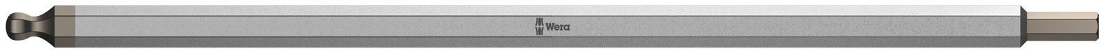 Wera 05002938001 Vario 84 Hex Combination Blade - 3.0mm Ball End & 3.0mm x 175mm Blade | Professional Screwdriver Set for Precision Mechanics & DIY Projects