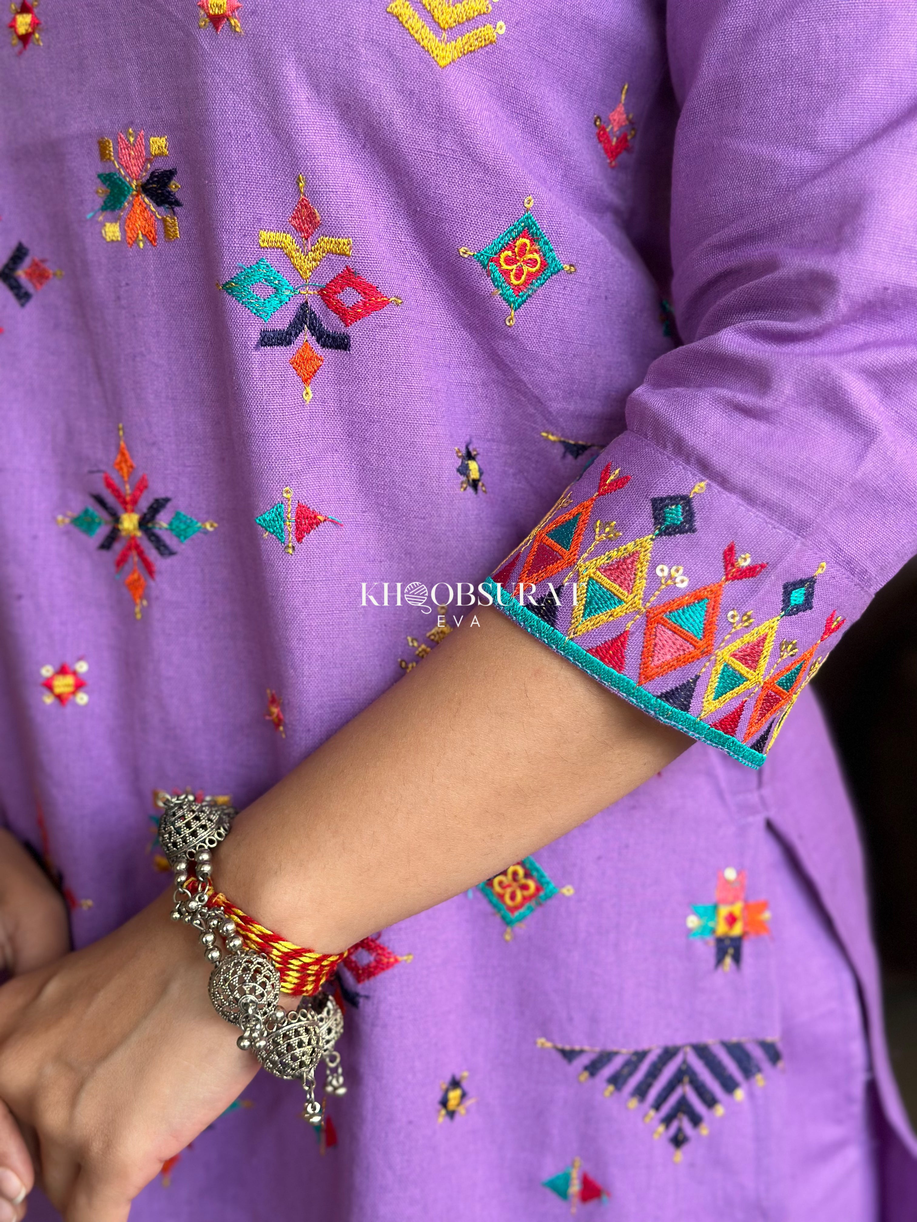 Elegant Purple Embroidered Kurta Suit Set for Women | Traditional Indian Ethnic Wear | Perfect for Weddings, Festivals & Special Occasions