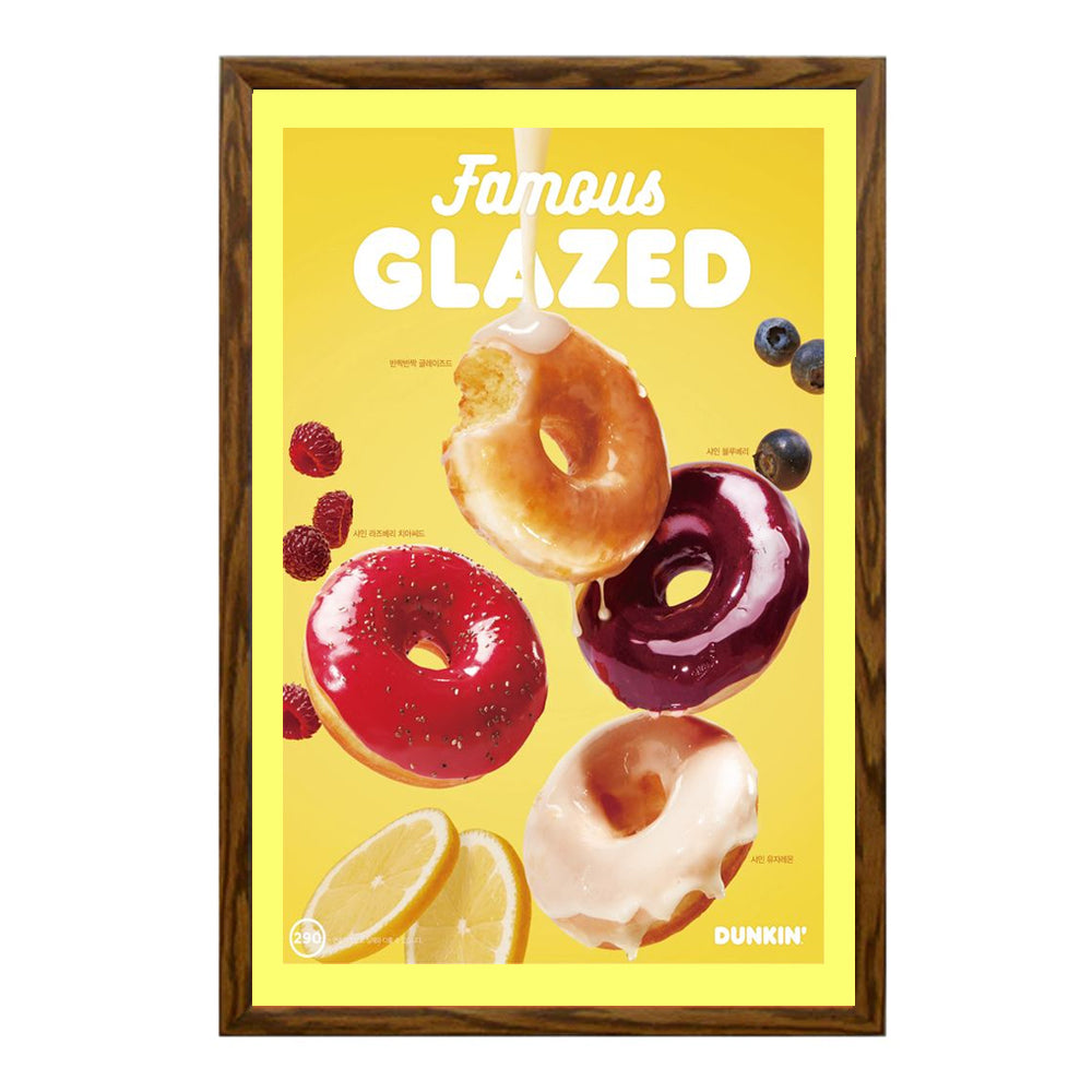 20x30 Designer Wood Snap Frames for Posters - 2 Wide Matboard Included - Perfect for Art Displays, Home Decor & Office Presentations