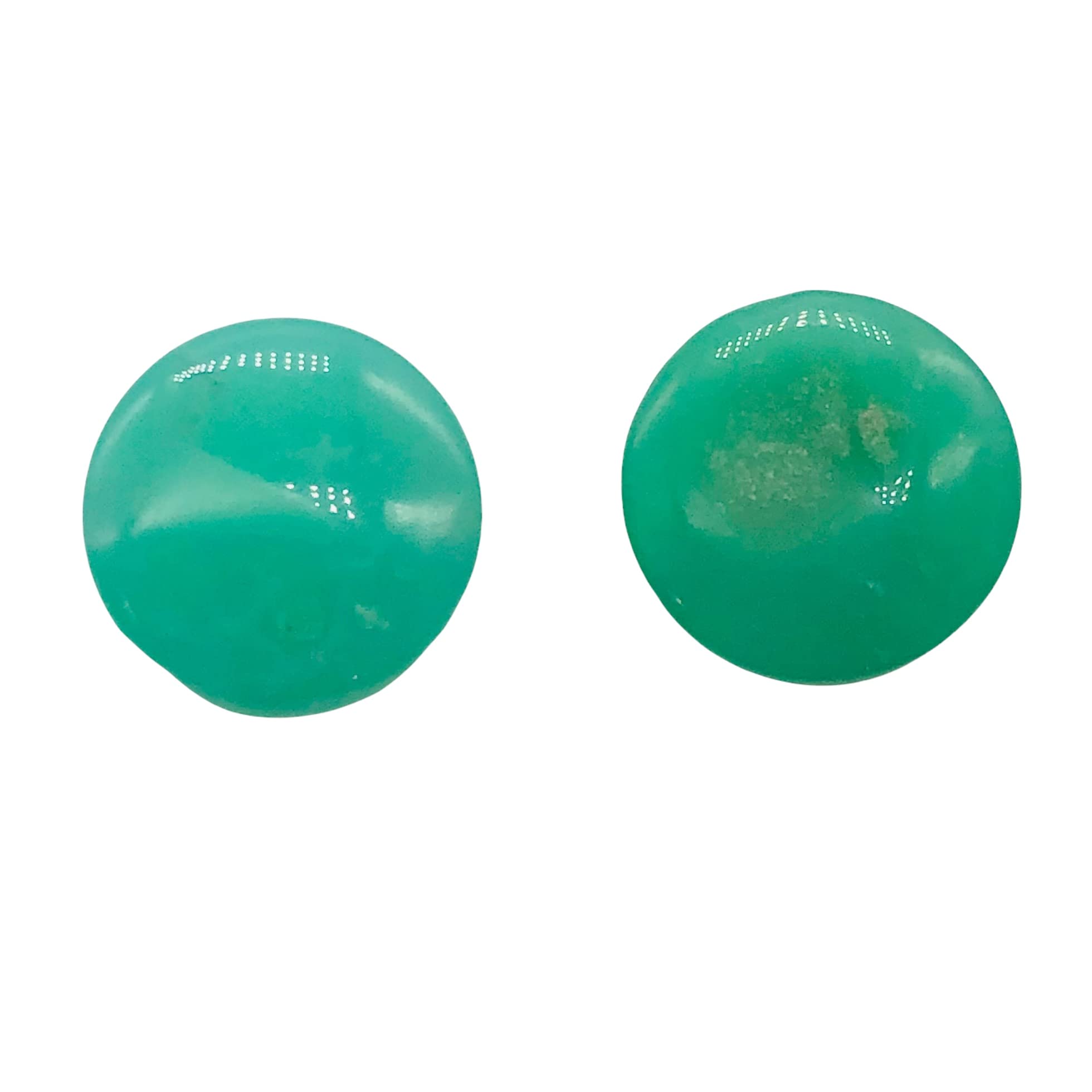 Natural Chrysoprase Agate 12x5mm Coin Beads for Jewelry Making - DIY Bracelet, Necklace & Earring Supplies - Healing Stone Beads for Spiritual Crafts