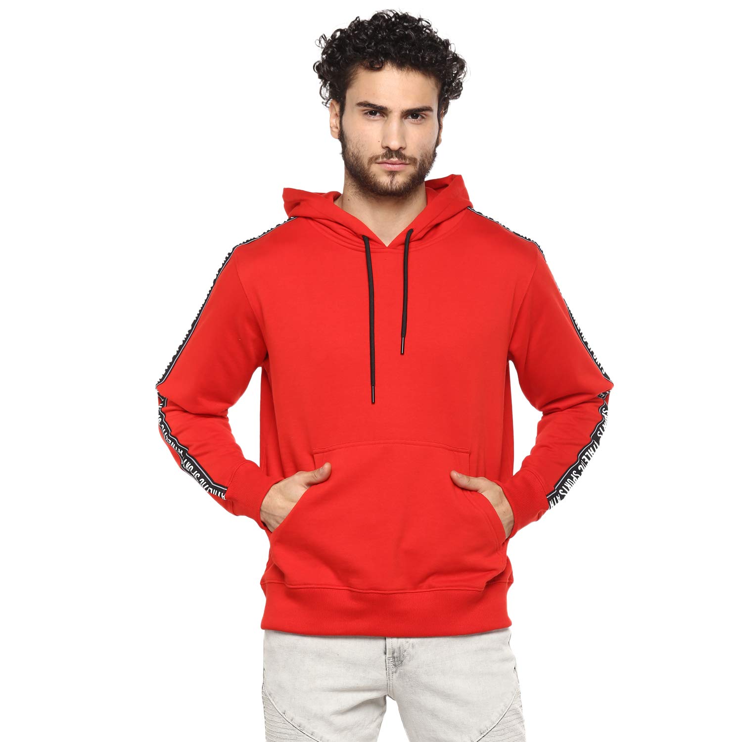 Alan Jones Men's Fleece Hooded Sweatshirt - Warm Winter Pullover with Pockets for Outdoor Activities, Hiking & Casual Wear