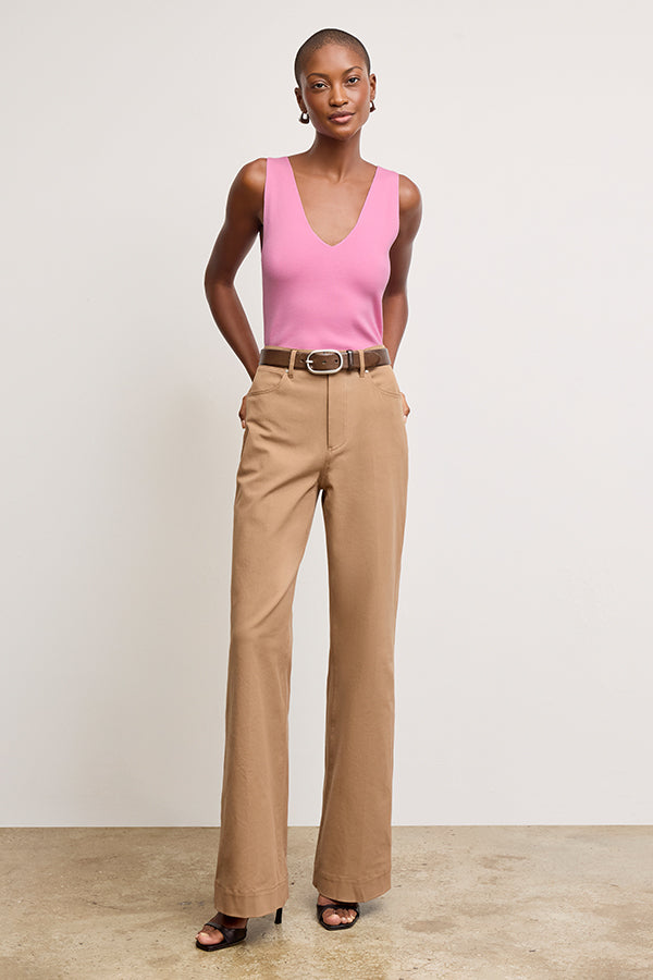 Milo Wide Leg Jeans for Women - Eco-Friendly Stretch Denim Pants with Comfortable Fit - Perfect for Casual Wear, Office, and Travel