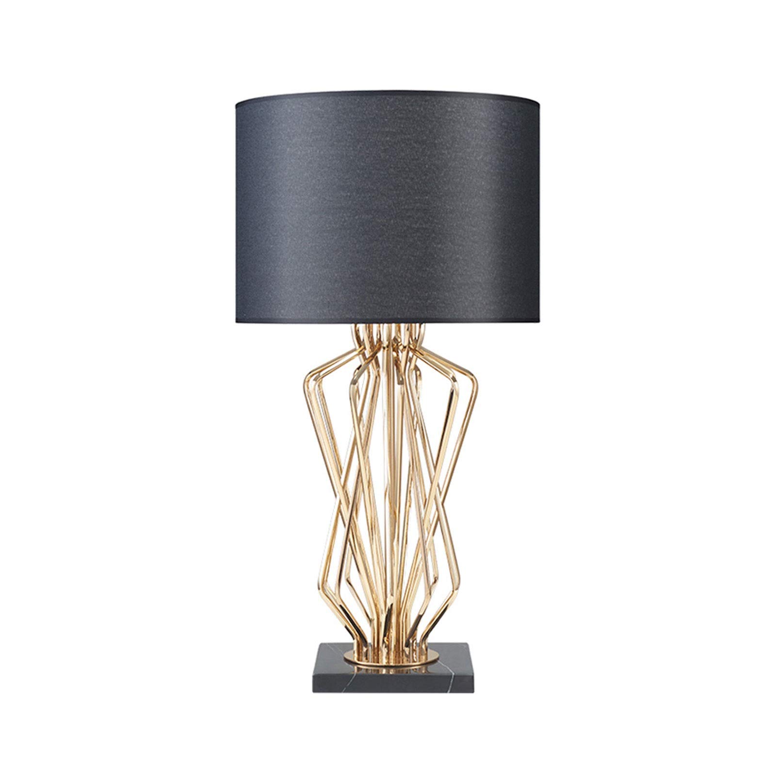 Modern Bedside Table Lamp - Post-Modern Style Desk Lamp for Living Room, Bedroom & Office - Large Retro Nightstand Lamp - Perfect for Reading, Working & Creating Cozy Atmosphere