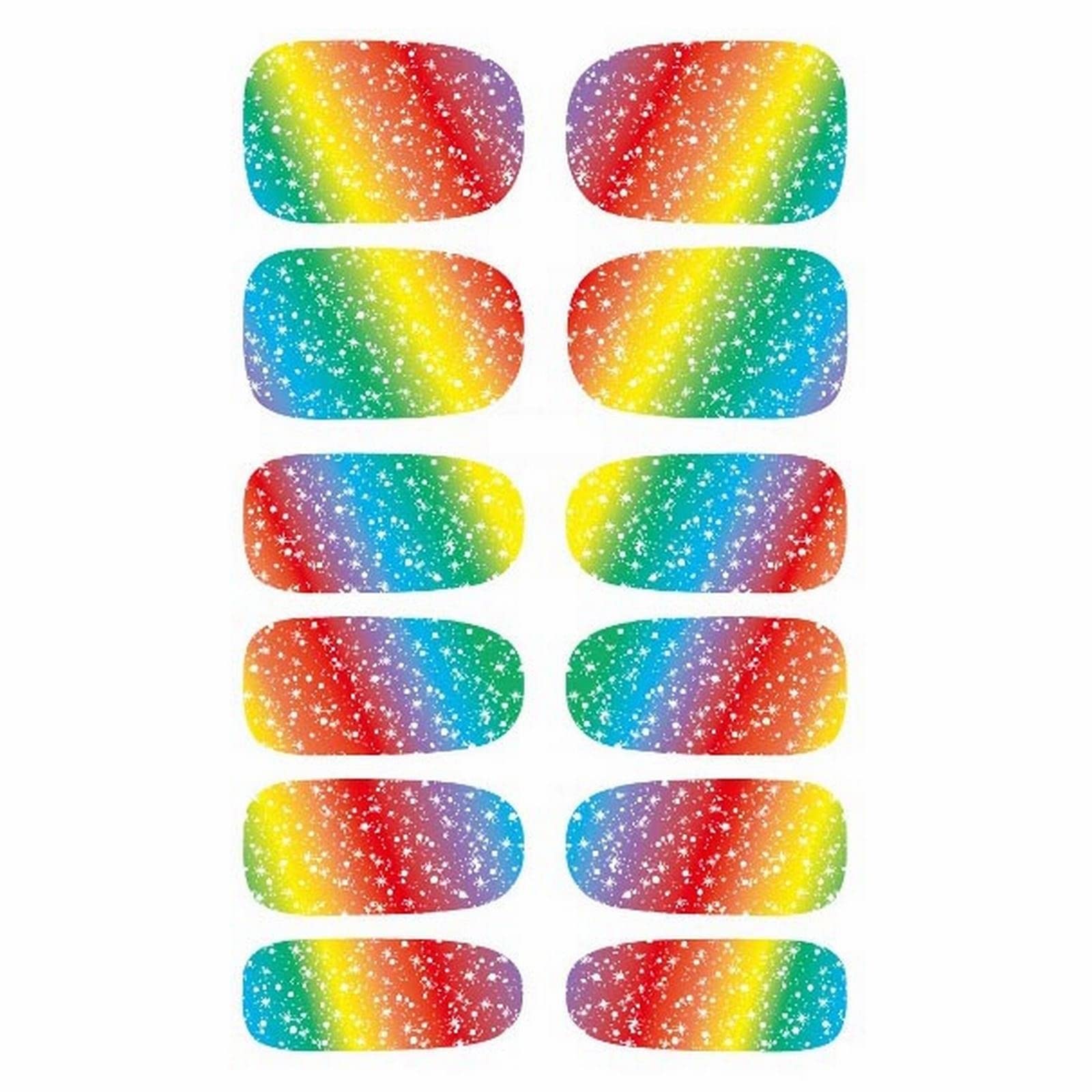 Waterproof Self-Adhesive Nail Stickers for Women & Girls - Gradient Fake Nails for DIY Nail Art & Toe Decoration (Size H, One Size) | Perfect for Parties, Weddings, Salons & Everyday Fashion
