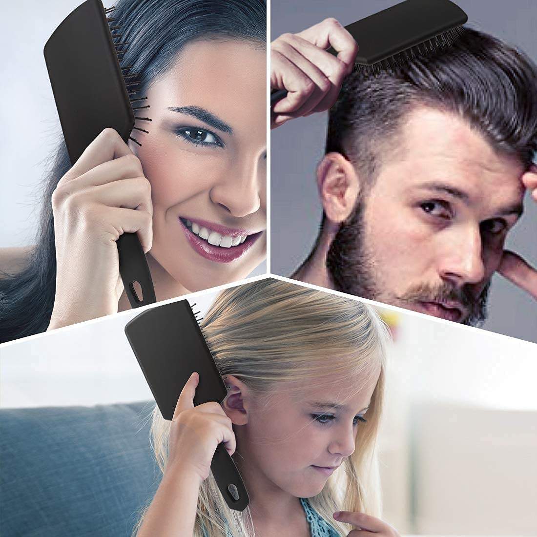 10Pcs Professional Hair Combs Set - Wide Tooth Comb, Anti-Static Barber Comb, Fine Hair Styling Comb, Detangling Comb & Rat Tail Comb for Men & Women with Long Thick Curly Hair - Perfect for Salon, Home Styling & Travel Hair Care