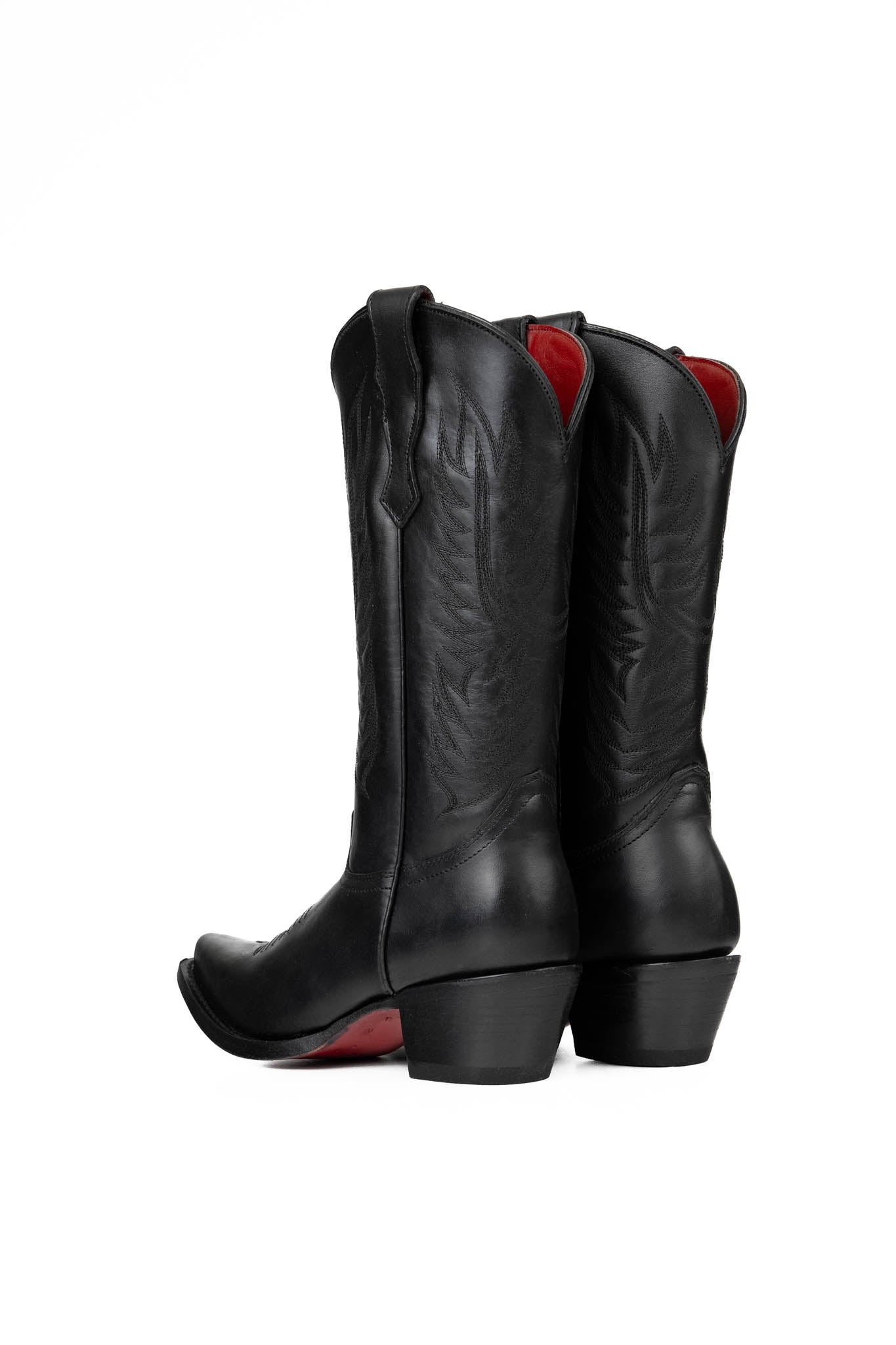 Ruby Ebano Red Sole Snip Toe Cowgirl Boots for Women - Western Style Ankle Boots with Pointed Toe - Perfect for Country Dancing, Rodeos & Fashion Outfits
