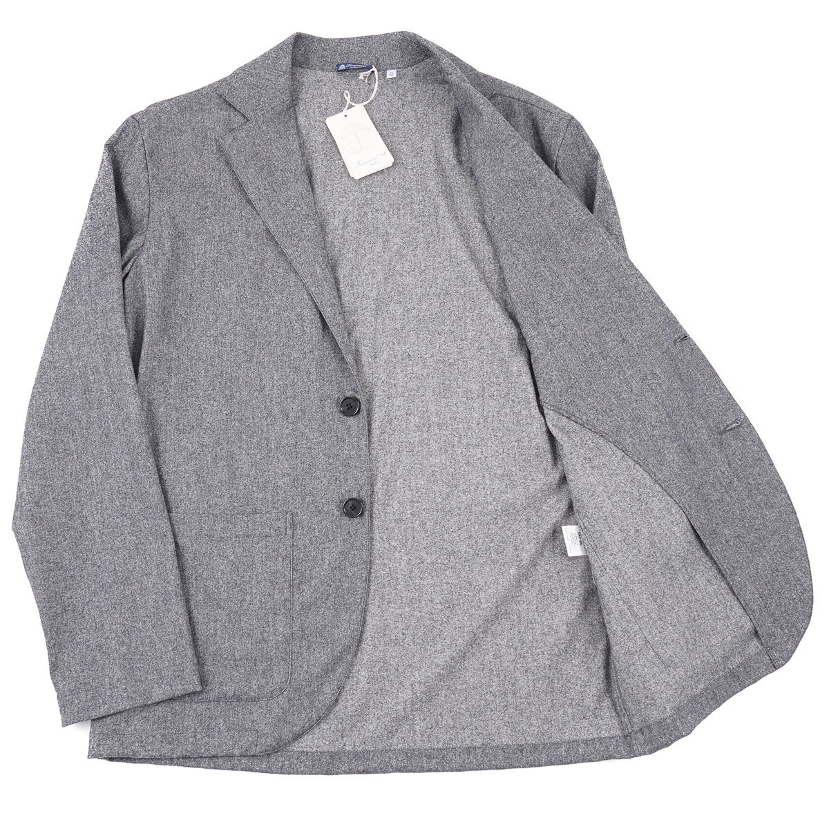 Finamore Men's Lightweight Unlined Flannel Sport Coat - Perfect for Business Casual, Office Wear & Formal Events