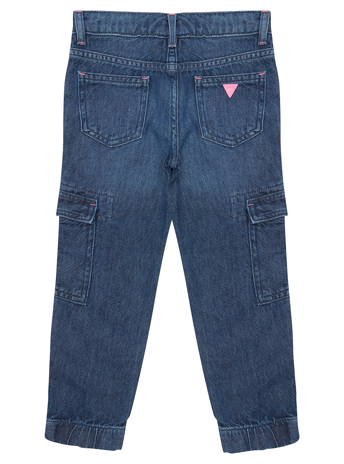 Blue Denim Cargo Straight Pants for Men - Stretch Comfort Fit (Size 2-7) | Casual Workwear & Outdoor Adventure Pants