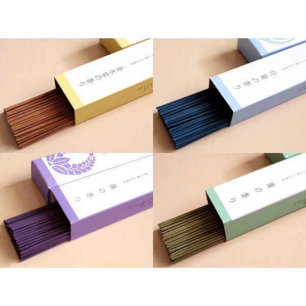 Premium Japanese Incense Gift Set - 5 Seasonal Flower Fragrances (Sakura, Plum, Chrysanthemum, Lotus, Maple) for Meditation, Yoga, Relaxation & Home Aromatherapy