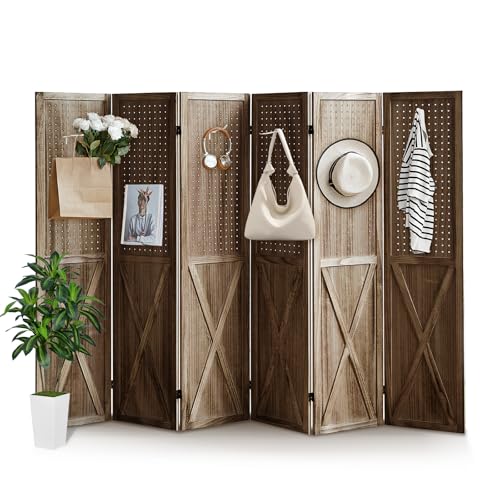 6 Panels Brown