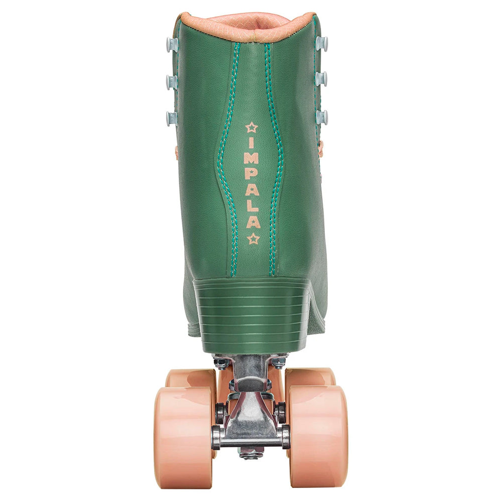 Impala Roller Skates for Women & Men - Forest Green Outdoor & Indoor Quad Skates for Beginners, Rink & Street Skating - Comfortable & Stylish Rollerblades for Fitness & Fun
