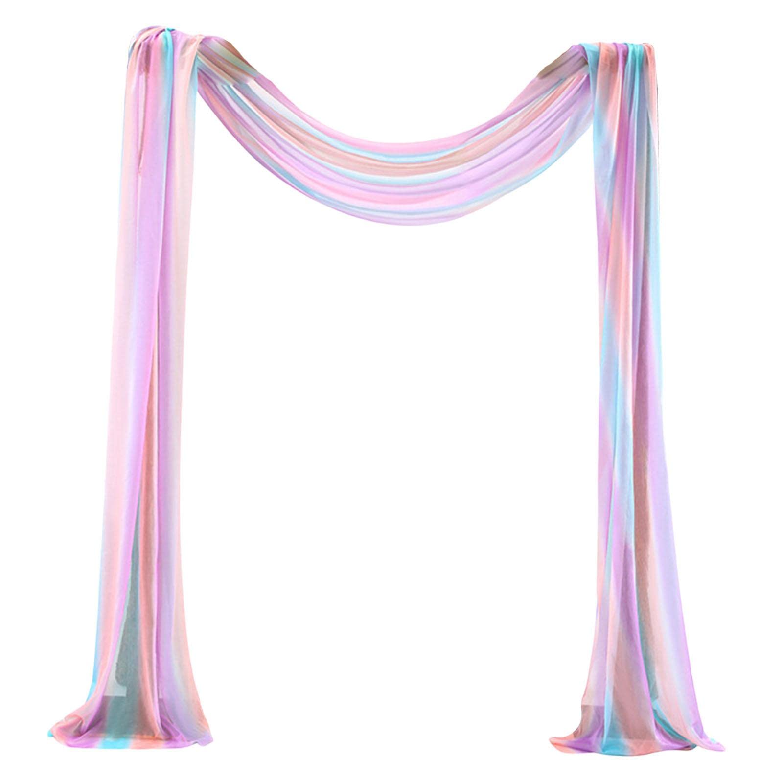 Amagogo Wedding Arch Draping Panels - Romantic Colorful Durable Arbor Drapery Curtain for Backdrop, Party & Swag Decorations | Perfect for Outdoor Weddings, Garden Events & Photo Shoot Backgrounds