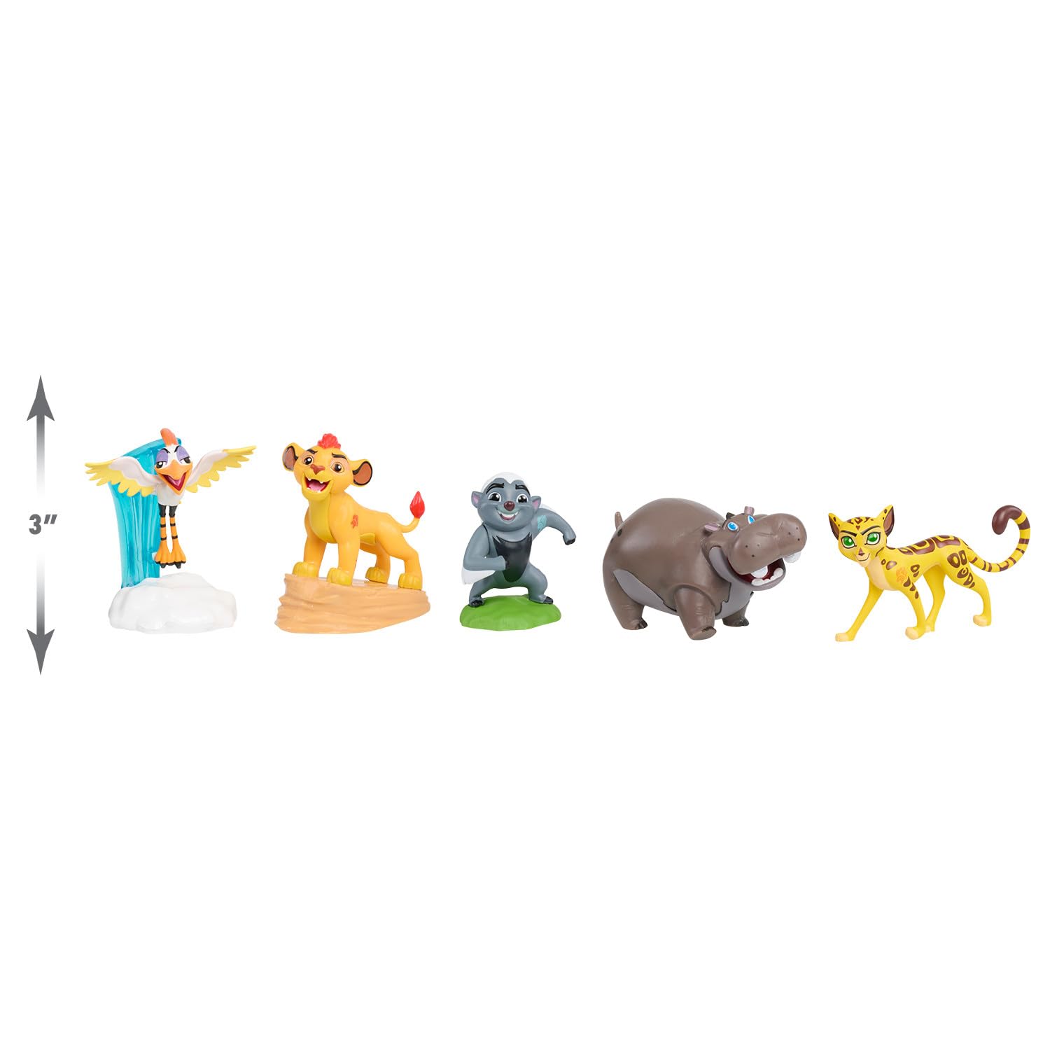 **Just Play Lion Guard 5-Piece Action Figure Set - Officially Licensed Disney Toy for Kids Ages 3+ | Perfect for Birthday Gifts, Pretend Play & Disney Themed Parties**