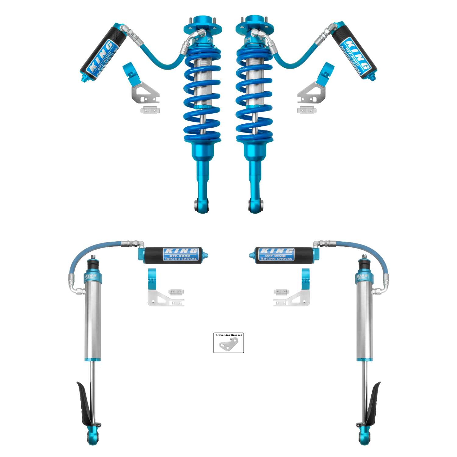 24+ Toyota LC250 & Lexus GX550 Complete King Shock Suspension Kit - Off-Road Performance Upgrade for Adventure & Overlanding