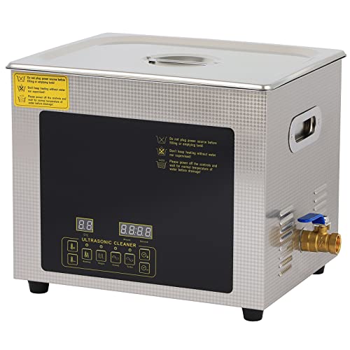 28/40kHz 10L Ultrasonic Cleaner for Jewelry, Glasses & Small Parts