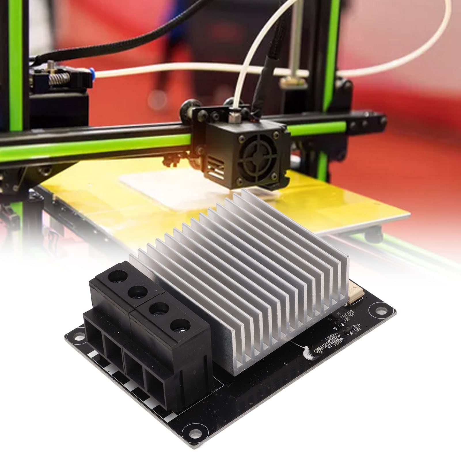 MKS MOSFET MOS Control Module - 30A 3D Printer Heating Controller for Hotbed & Extruder | High-Power Driver Module for DIY 3D Printing Projects & Repairs | Perfect for Creality, Prusa, Ender 3 Printers