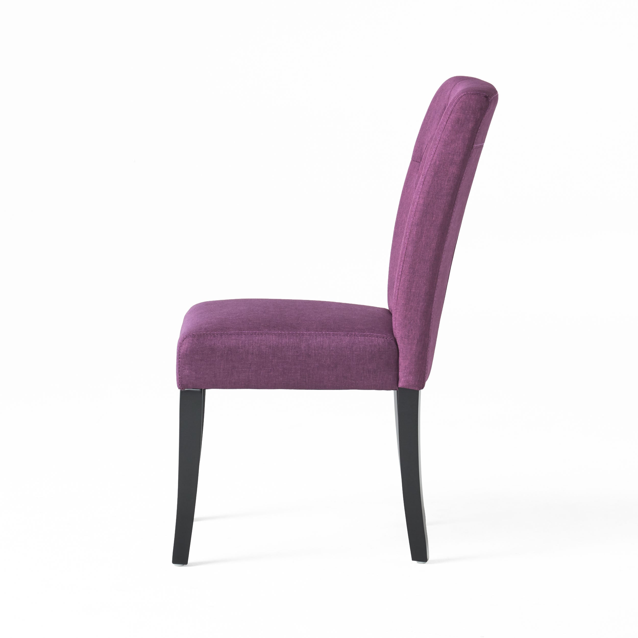 Modern Dining Chairs Set of 2 - Comfortable Kitchen Chairs with Padded Seat - Perfect for Dining Room, Kitchen, Breakfast Nook & Small Spaces