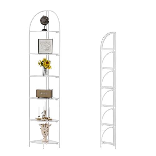 White Frame & Transparent Shelf
