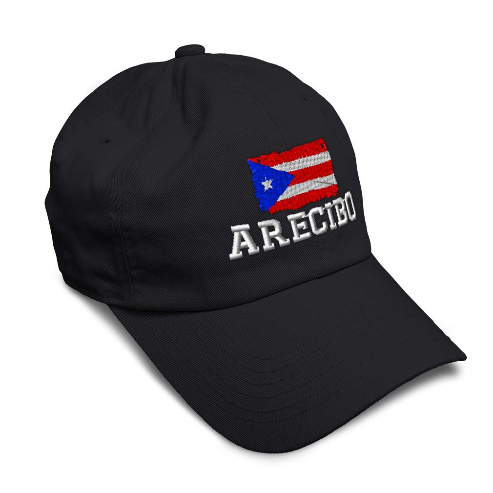 Speedy Pros Soft Baseball Cap with Puerto Rican Flag & Arecibo Embroidery - Adjustable Dad Hat for Men & Women - Perfect for Sports, Outdoor Activities & Casual Wear