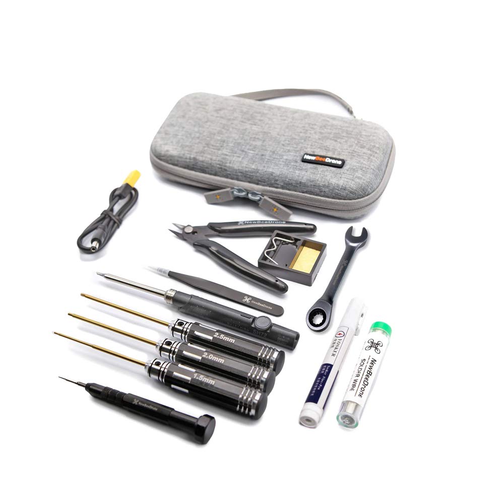 Professional 45-Piece Tool Kit with Soldering Iron, Screwdrivers & Wrench Set - Perfect for DIY Home Repairs, Electronics Projects & Automotive Maintenance