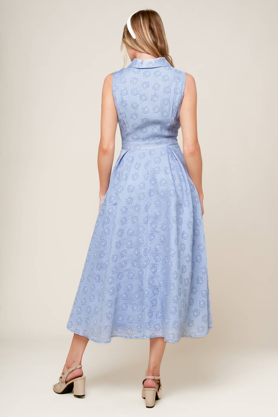 Elegant Woven Midi Dress for Women - Grand Entrance Style - Perfect for Weddings, Parties & Special Occasions