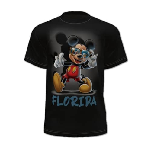 Disney Mickey Mouse Graphic Tee for Kids - Soft Cotton Youth T-Shirt with Fun Cartoon Print - Perfect for School, Playdates, and Disney Theme Park Visits