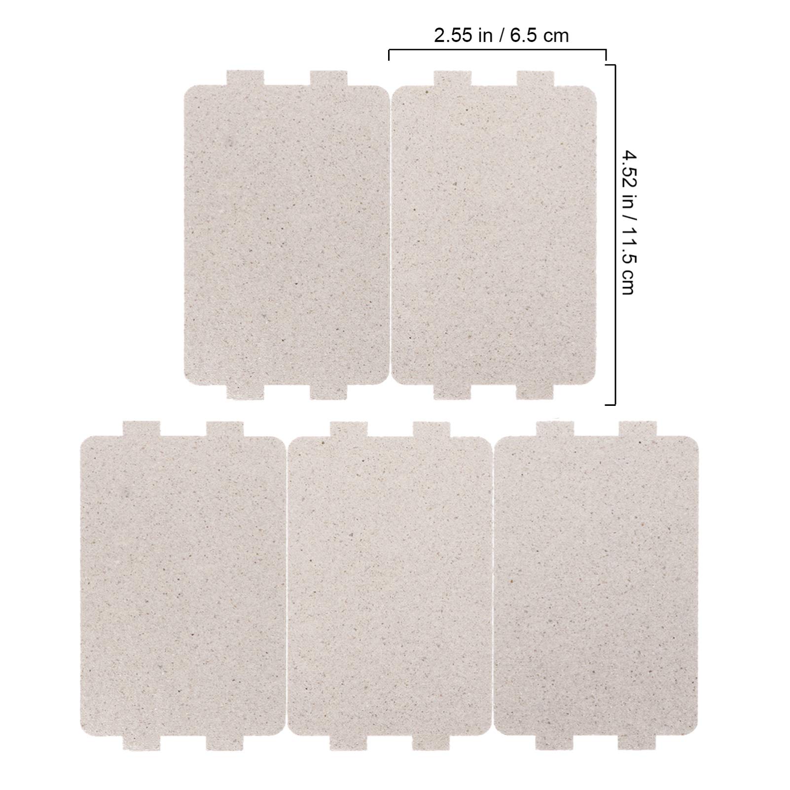 DECHOUS 3-Pack Microwave Oven Waveform Insulation Sheets - Replacement Parts (5pcs x 3) - Heat Resistant & Customizable for Easy DIY Installation - Perfect for Microwave Repair & Maintenance