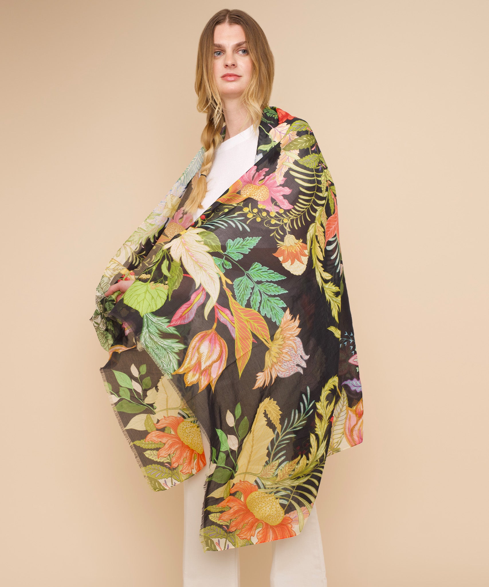Stylish Oasis Pareo Wrap - Lightweight Beach Cover Up, Swimwear Sarong for Women - Perfect for Poolside, Vacation & Summer Outfits
