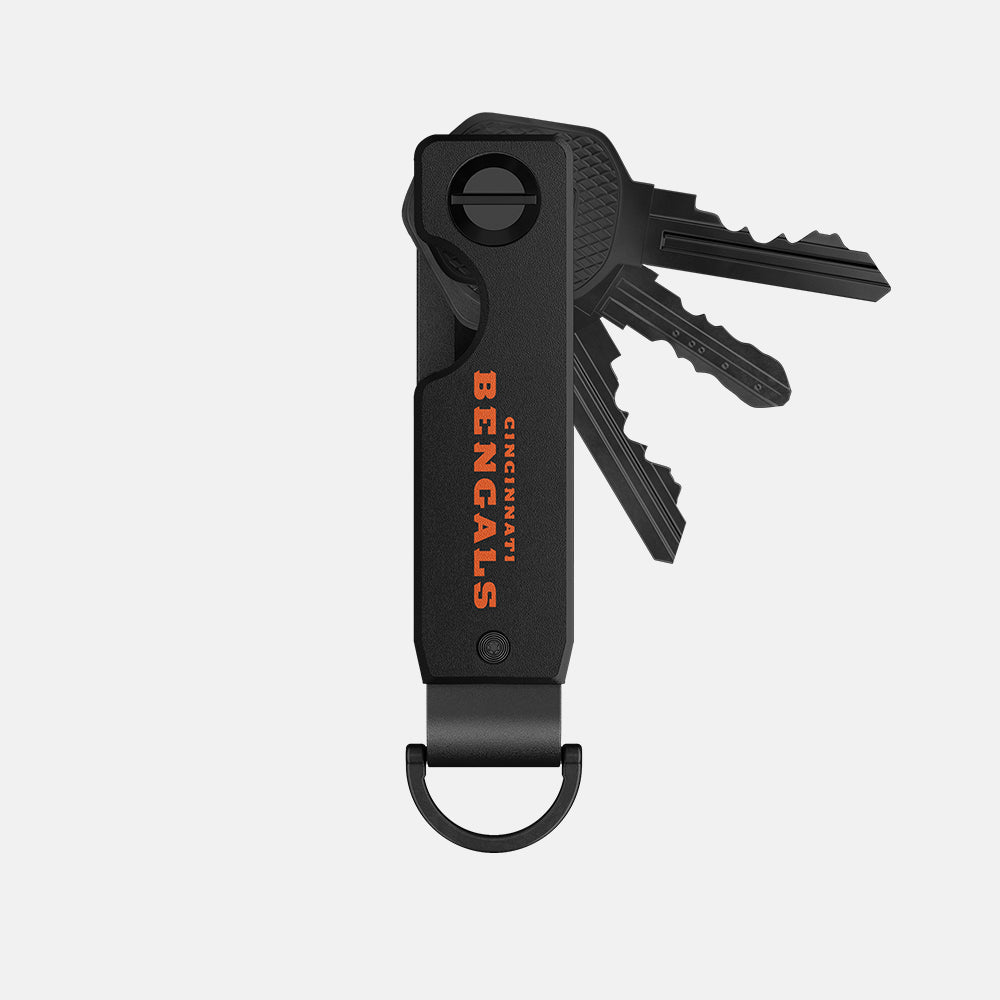 Ridge KeyCase for Cincinnati Bengals - Durable Slim Wallet with RFID Protection - Perfect for Football Games, Travel, and Everyday Carry