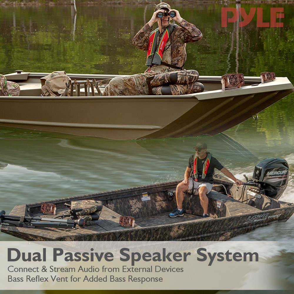 3.5'' Indoor/Outdoor Wall Mount Speakers - High Quality Weatherproof Stereo Sound for Home Theater, Patio, Garden & Commercial Use