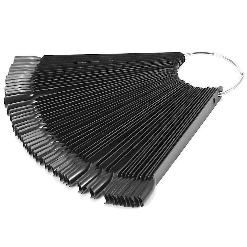 50-Piece Square Display Key Rings - Bulk Keychain Accessories for Retail, Trade Shows & Promotional Events