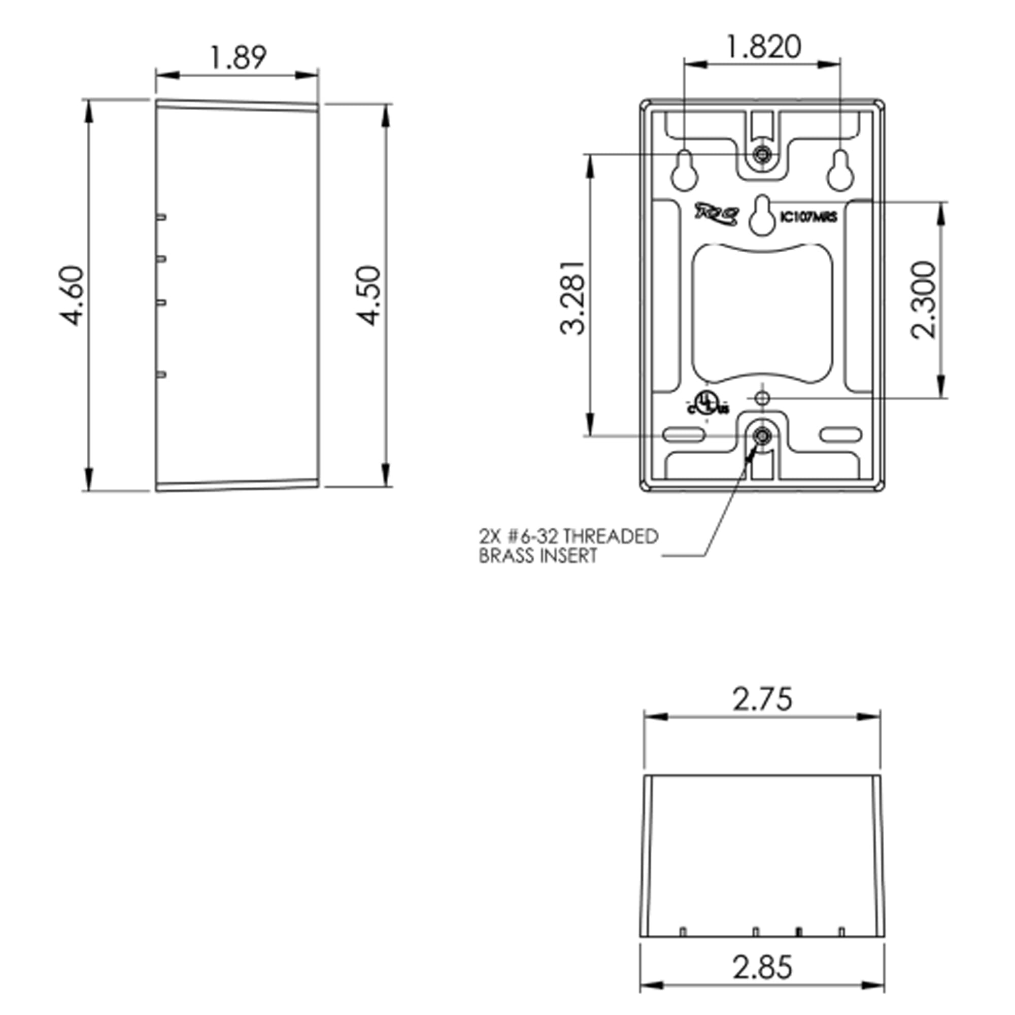 Single Gang White ICC Mounting Box - Electrical Outlet Enclosure for Home & Office Wiring | Perfect for DIY Projects & Professional Installations
