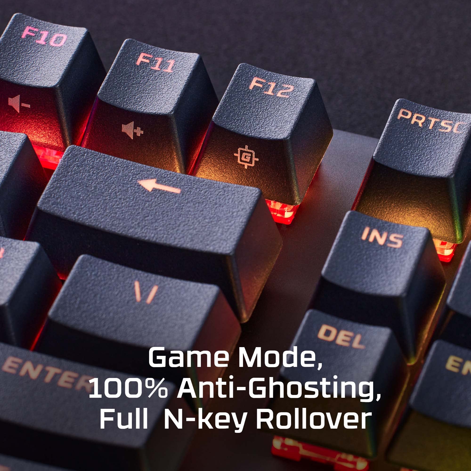 HyperX Alloy Origins PBT Mechanical Gaming Keyboard - RGB Backlit, Compact Aluminum Frame, Customizable with HyperX NGENUITY, Tactile Aqua Switches | Perfect for PC Gaming, Esports & Office Work