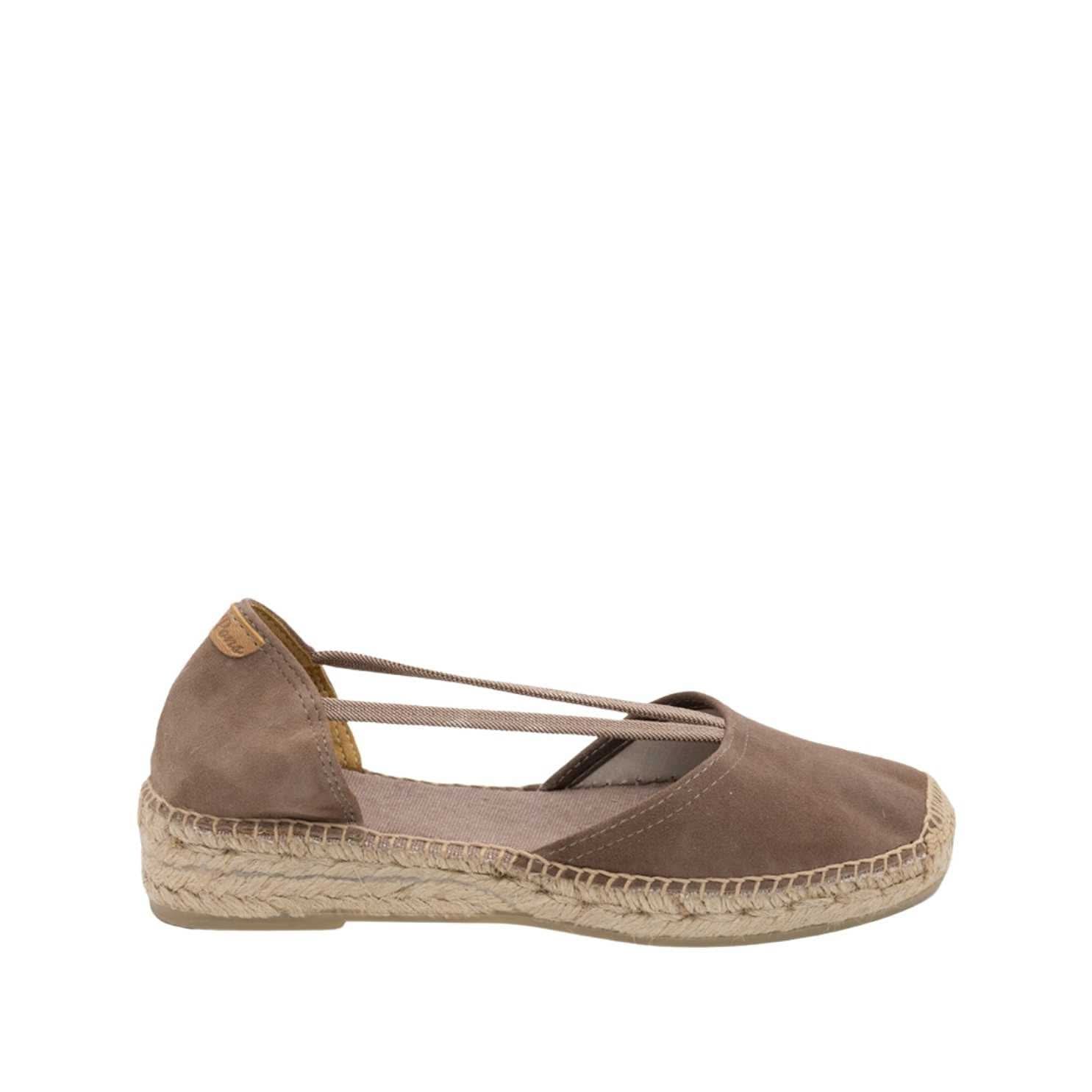 Women's Suede Leather Espadrilles - Comfortable Summer Casual Shoes for Beach, Vacation & Everyday Wear - Erla A