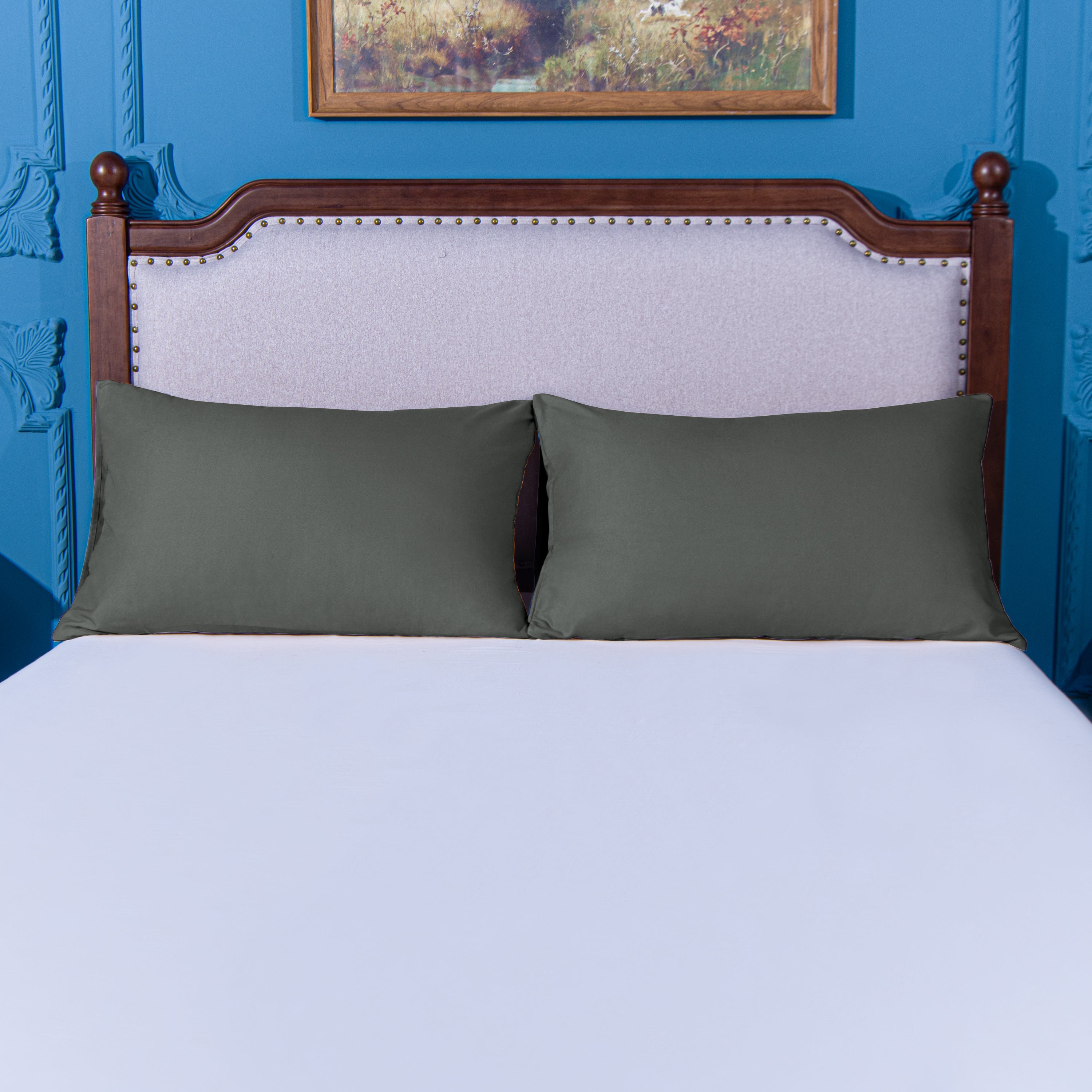 2 Pack Standard Pillowcases - Soft Brushed Microfiber, Wrinkle & Fade Resistant, Breathable & Hypoallergenic | NTBAY® for Bedroom, Hotel, Travel & Home Decor