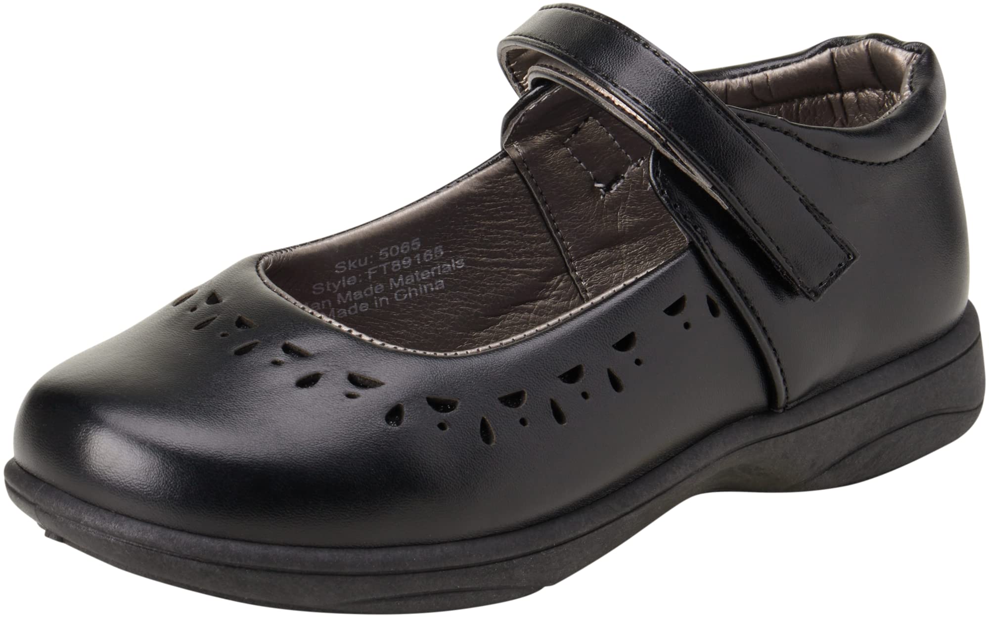 French Toast Girls' Mary Jane Dress Shoes - Leather-Like School Uniform Flats for Toddlers & Girls | Perfect for School, Church & Special Occasions