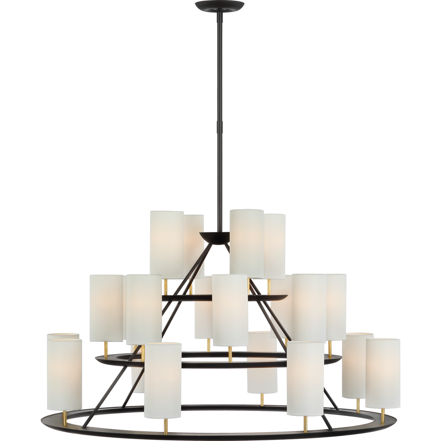 Trevi XL 3 Tier Chandelier - Elegant Crystal Ceiling Light Fixture for Dining Room, Living Room & Bedroom | Perfect for Home Decor & Luxury Interior Lighting