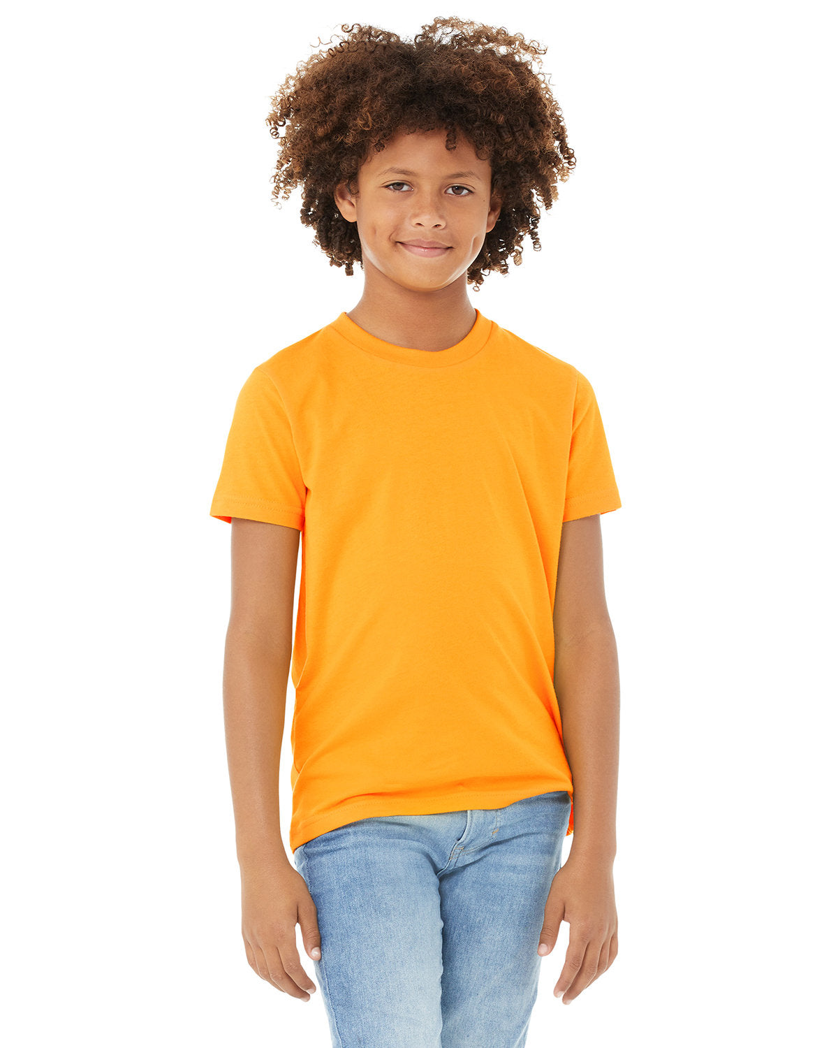 Bella + Canvas 3001Y Youth Jersey Short Sleeve T-Shirt - Soft Cotton Tee for Kids & Teens - Perfect for School, Sports & Everyday Wear
