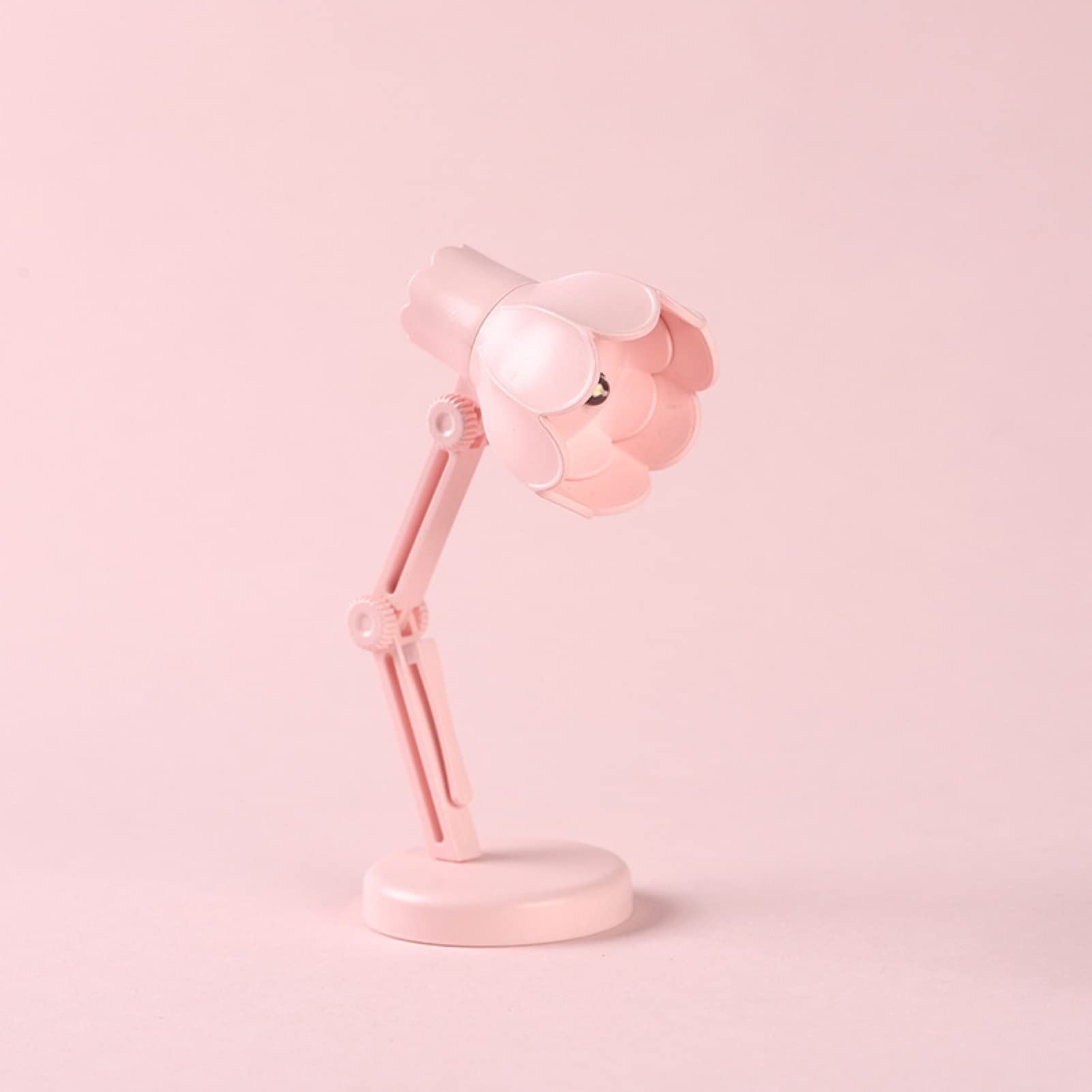 Portable Magnetic LED Reading Lamp with Eye Protection - Flower Shape Opening Design, Pink Desk Light for Dorm, Office & Study | Perfect Gift for Students, Christmas & New Year | Ideal for Night Reading, Working & Relaxing