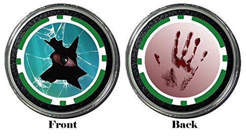 Scary Monster Eye Card Guard - Poker Chip & Card Protector for Texas Holdem - Perfect for Casino Nights & Home Poker Games